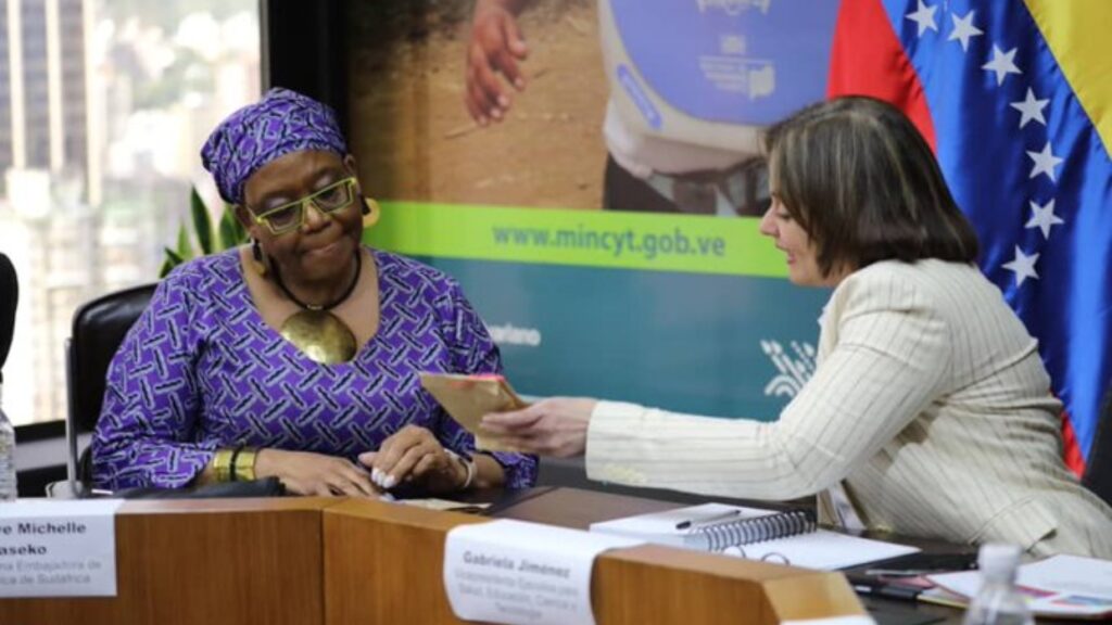 VENEZUELA PROPONE ALIANZA ENERGETICA A SUDAFRICA