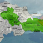 COE coloca 10 localidades en alerta verde por incidencia de frente frío