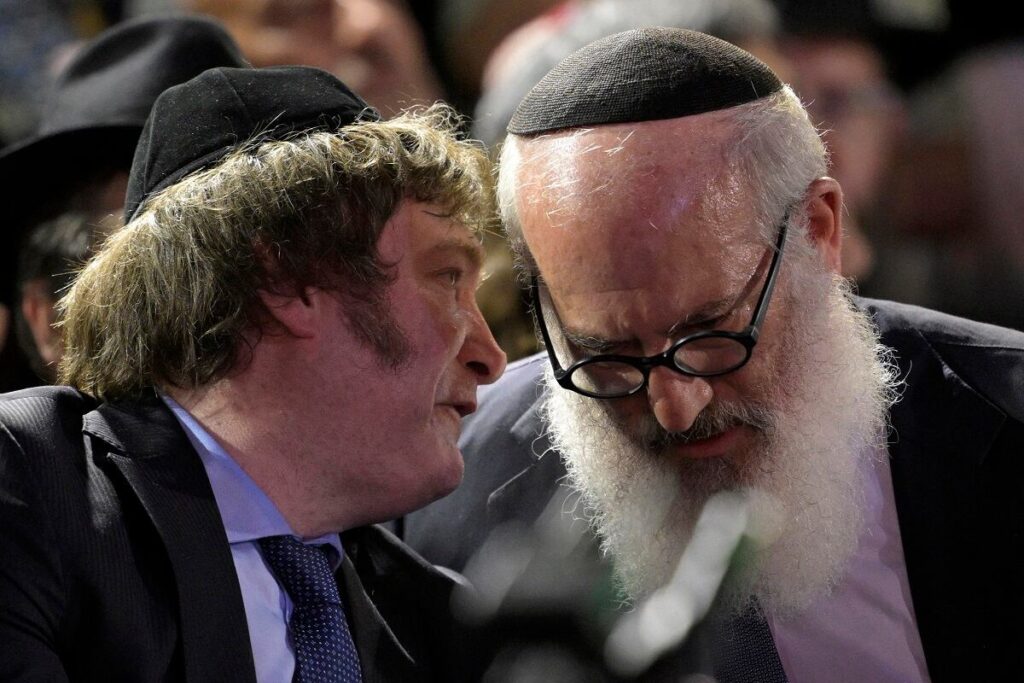 MILEI FUE CRIADO COMO CATOLICO. HOY ES EL DEFENSOR MAS ABIERTO DE ISRAEL.