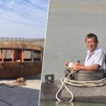 Este agricultor chino de 60 años tiene un hobby inusual: construir submarinos. El último pesa cinco toneladas y funciona