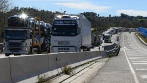 colas-camiones-consecuencia-cortes-carreteras-realizados-agricultores