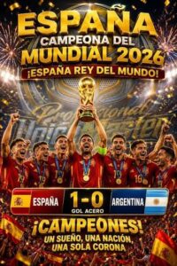 ESPAÑA CAMPEONA DEL MUNDIAL 2026
