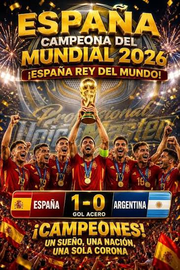 ESPAÑA CAMPEONA DEL MUNDIAL 2026