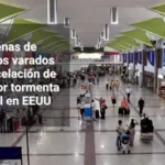 Personas varadas en el AILA: ¿Cuáles son los vuelos cancelados y por qué?