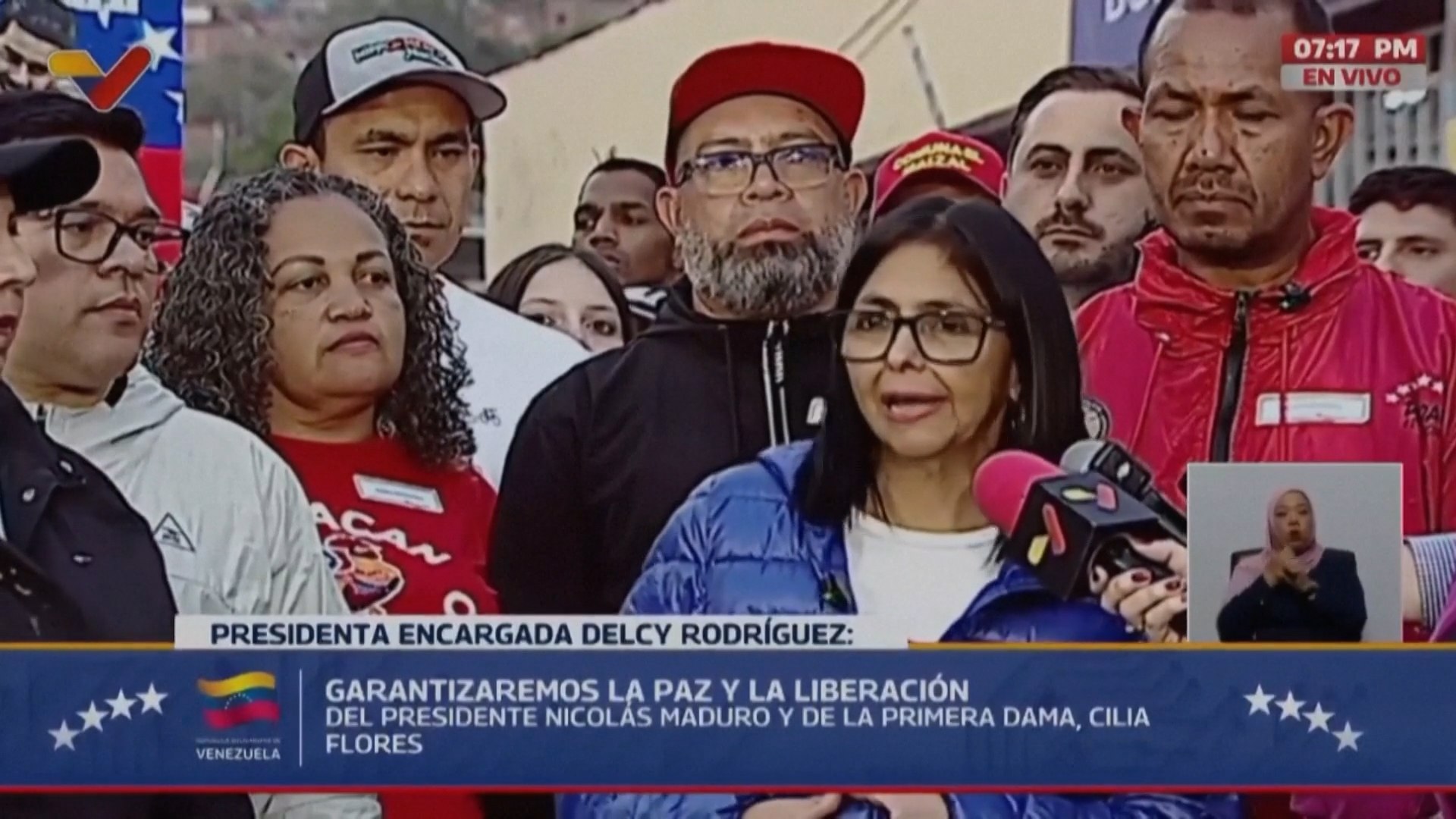 DELCY RODRIGUEZ QUIERE QUE LA PRENSA VERIFIQUE LO QUE YA REGISTRO.